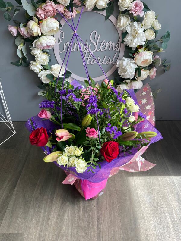 Flowers delivered to customer