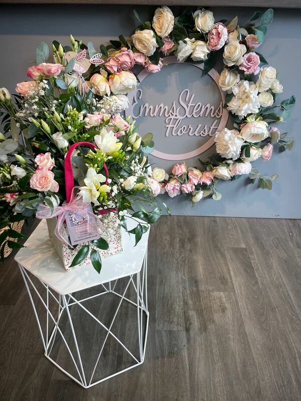 Flowers delivered to customer
