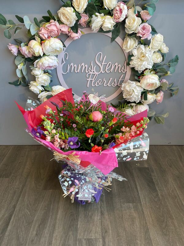 Flowers delivered to customer