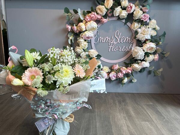 Flowers delivered to customer