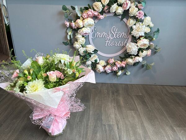 Flowers delivered to customer