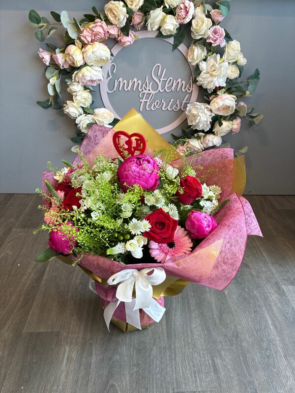 Flowers delivered to customer