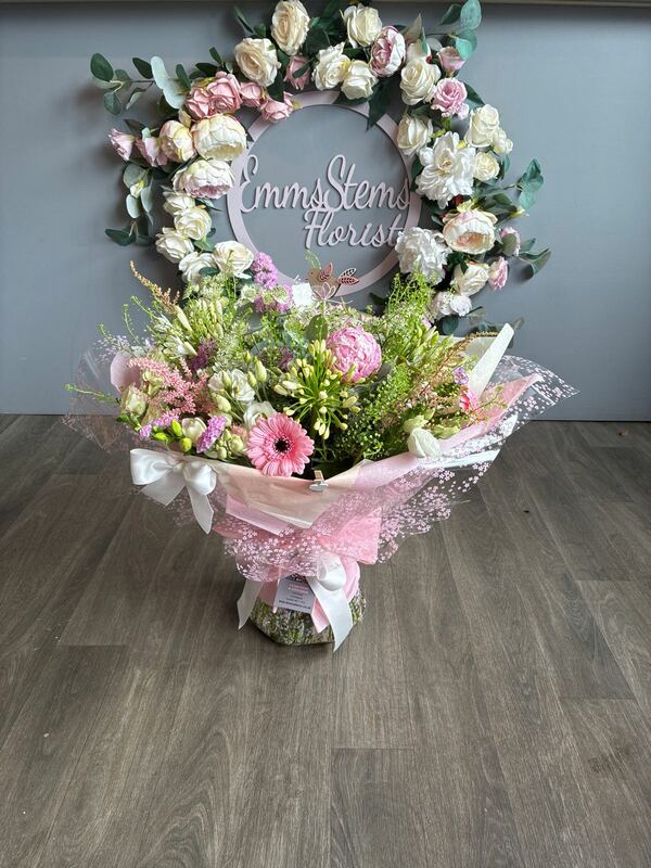 Flowers delivered to customer