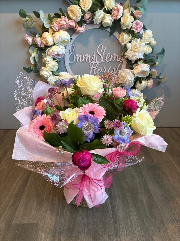 Flowers delivered to customer