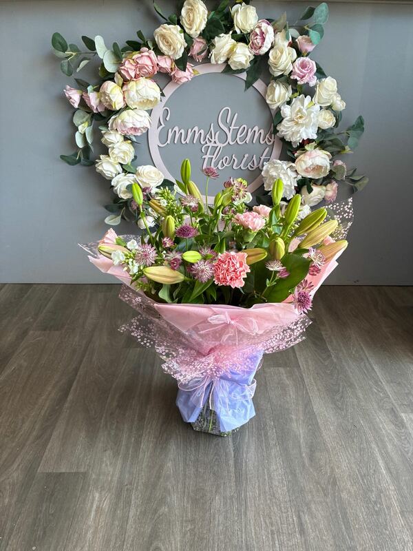 Flowers delivered to customer