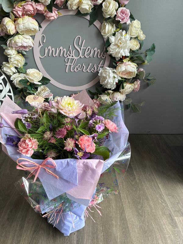 Flowers delivered to customer