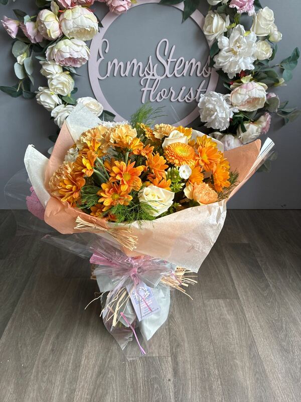 Flowers delivered to customer