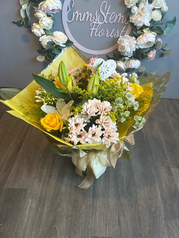 Flowers delivered to customer