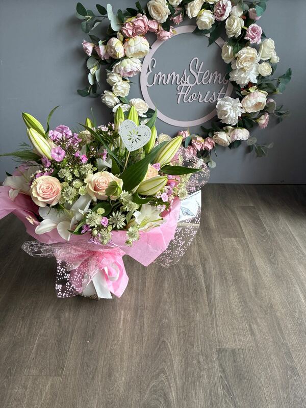 Flowers delivered to customer
