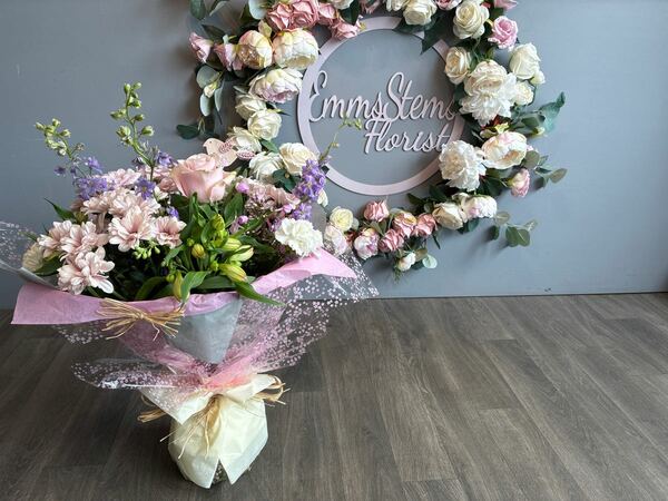 Flowers delivered to customer