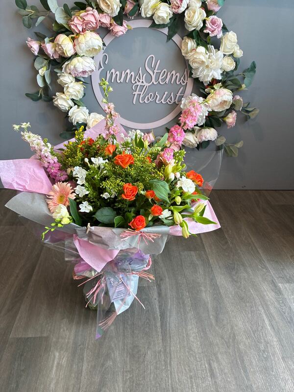 Flowers delivered to customer