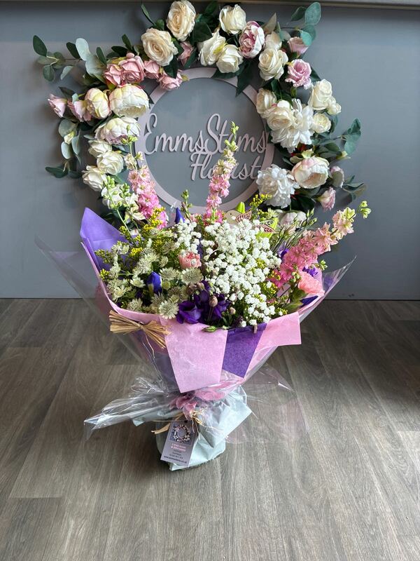 Flowers delivered to customer