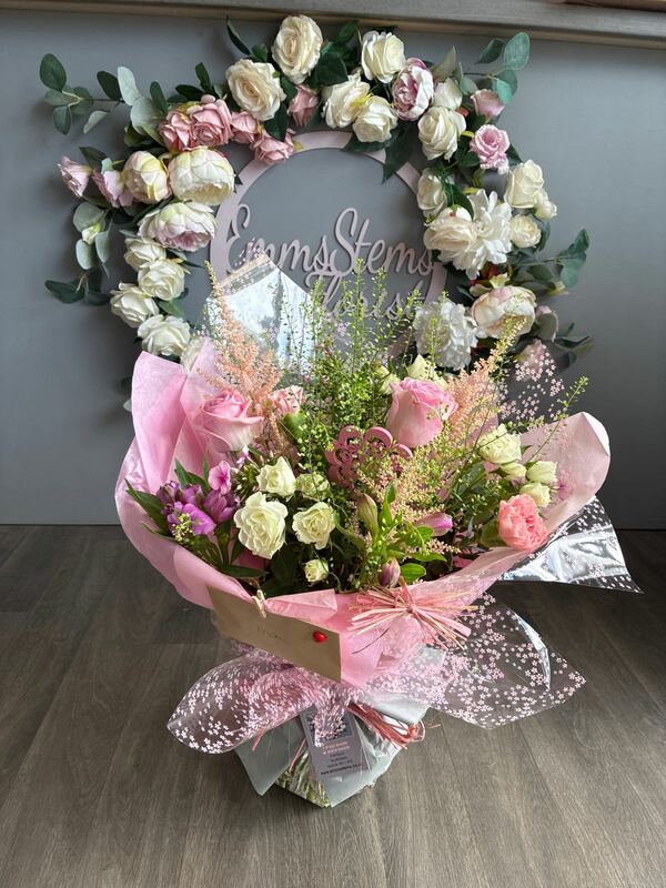 Flowers delivered to customer