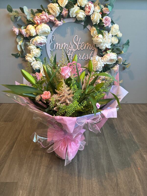 Flowers delivered to customer