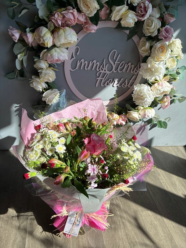 Flowers delivered to customer