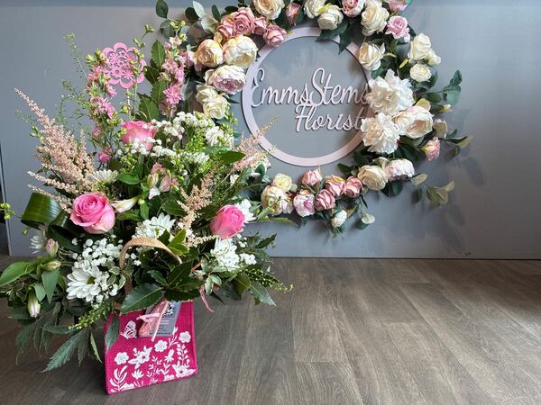Flowers delivered to customer