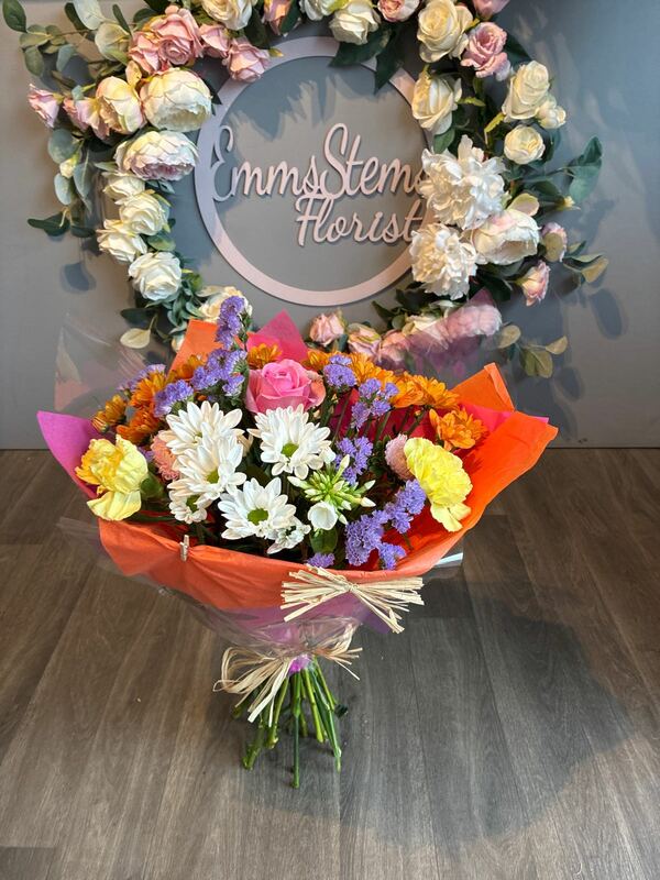 Flowers delivered to customer