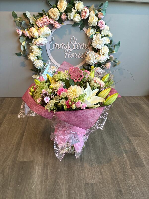 Flowers delivered to customer