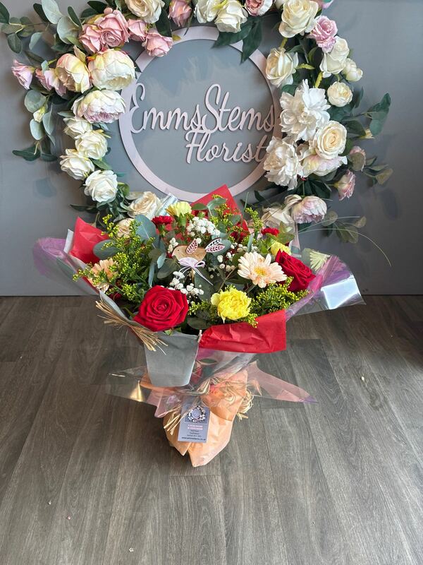 Flowers delivered to customer