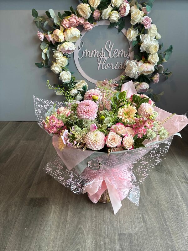 Flowers delivered to customer