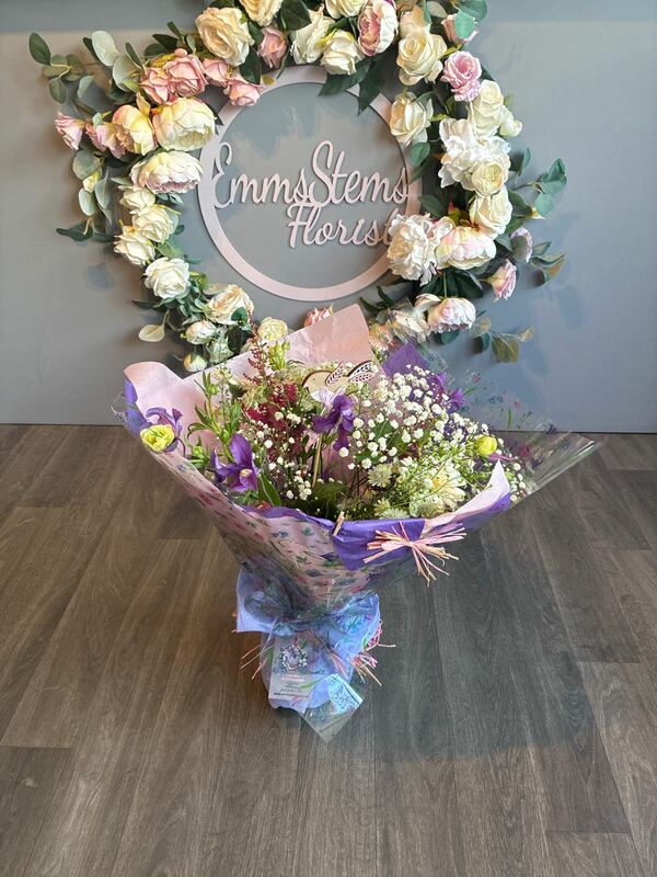 Flowers delivered to customer