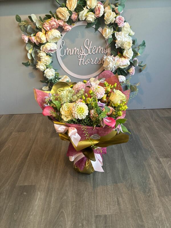 Flowers delivered to customer
