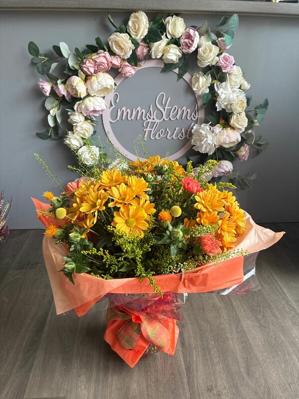 Flowers delivered to customer