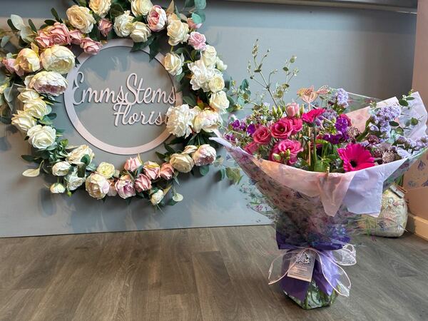 Flowers delivered to customer