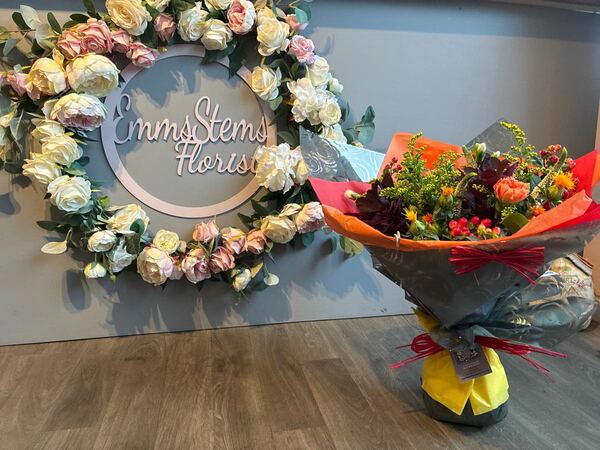 Flowers delivered to customer