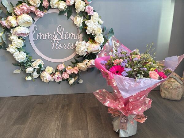 Flowers delivered to customer