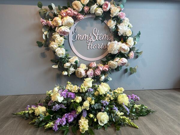 Flowers delivered to customer