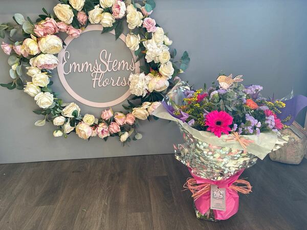 Flowers delivered to customer
