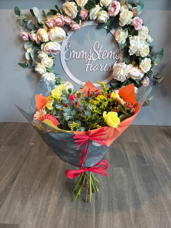 Flowers delivered to customer