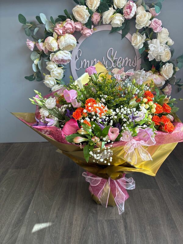 Flowers delivered to customer