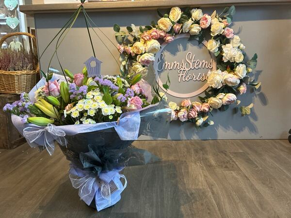 Flowers delivered to customer