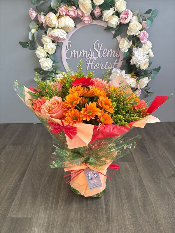 Flowers delivered to customer