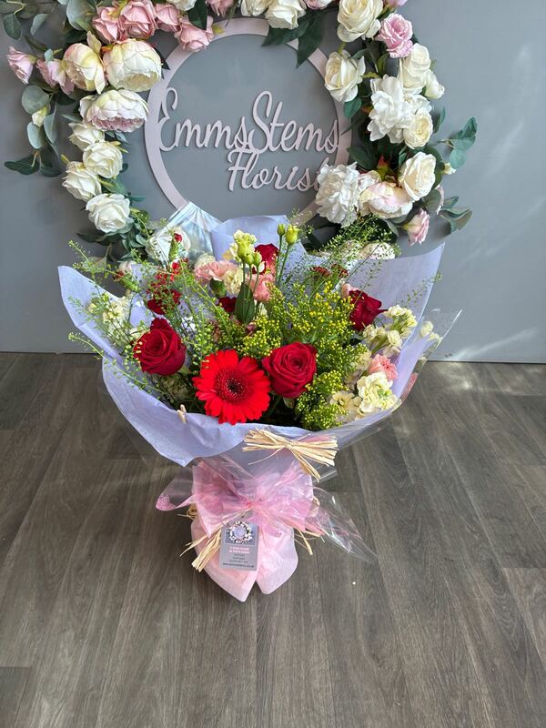 Flowers delivered to customer