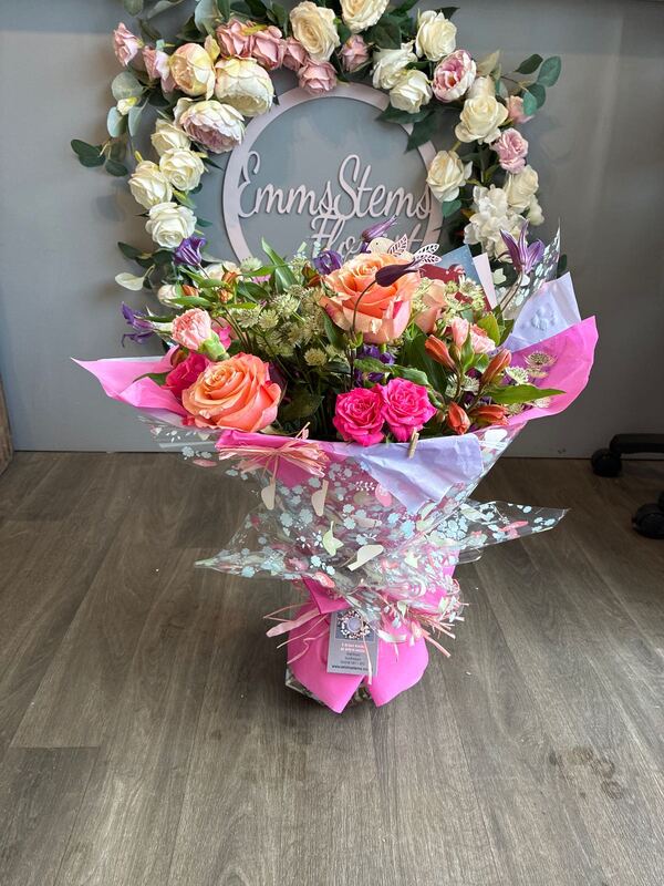 Flowers delivered to customer