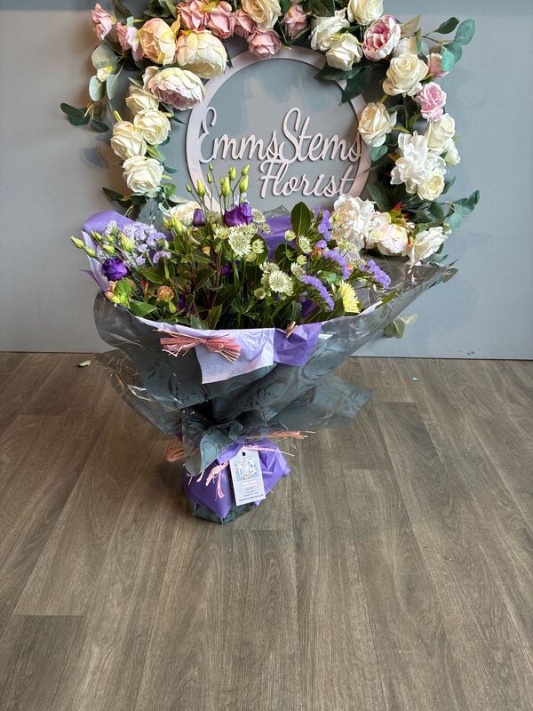 Flowers delivered to customer