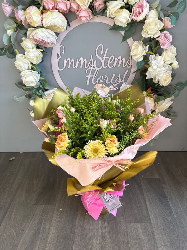 Flowers delivered to customer