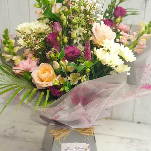 Flowers delivered to customer