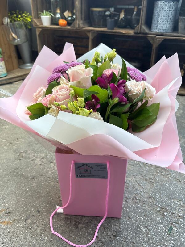 Flowers delivered to customer