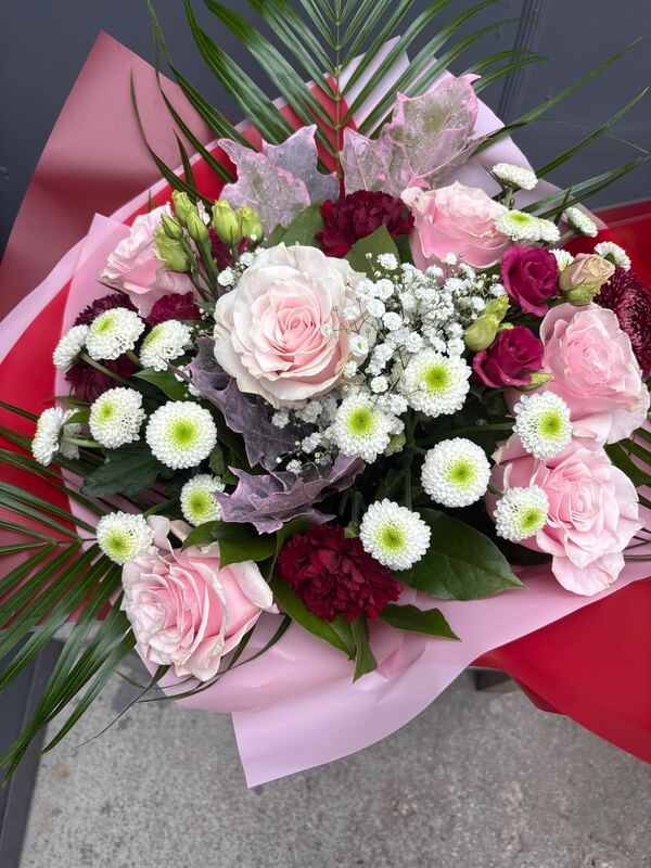 Flowers delivered to customer