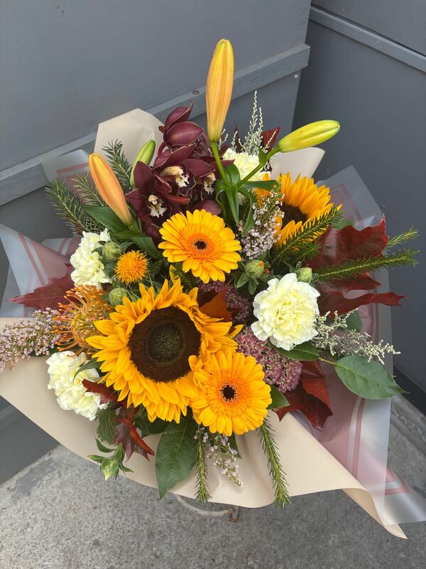 Flowers delivered to customer
