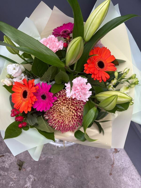 Flowers delivered to customer