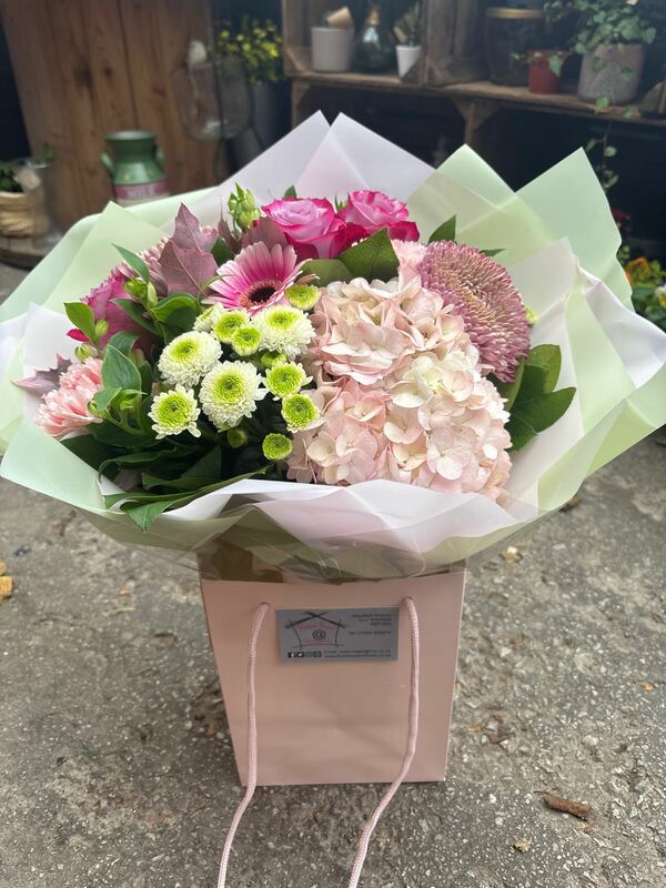 Flowers delivered to customer