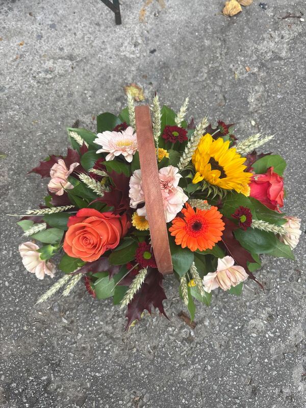 Flowers delivered to customer