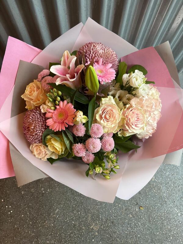 Flowers delivered to customer