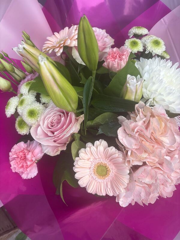 Flowers delivered to customer