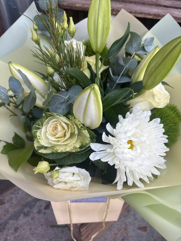 Flowers delivered to customer